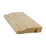Sockelleiste Dekoration 15x70x3300, Kiefer, unbehandelt