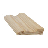 Sockelleiste Dekoration 15x69x3300, Kiefer, unbehandelt