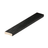 Abdeckleiste 12x42x2200, Kiefer, Saunaschutz, Kohle