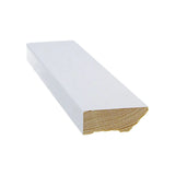 Sockelleiste 15x42x3300, Kiefer, Weiß