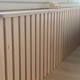Decken-/Wandleiste 20x40, Kiefer, weiß lackiert 