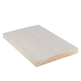 Skateboard 20x170x2400, Kiefer, weiß lackiert