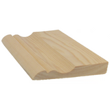 Sockelleiste Dekoration 15x95x3300, Kiefer, unbehandelt